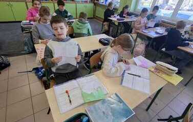 Projekt &bdquo;Natalka pisze listy&rdquo; w klasie 3a 1