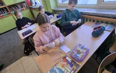 Projekt &bdquo;Natalka pisze listy&rdquo; w klasie 3a 5