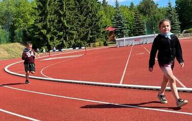 Sprintem do maratonu &ndash; przedszkolaki na stadionie! 47