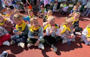 Sprintem do maratonu &ndash; przedszkolaki na stadionie! 63