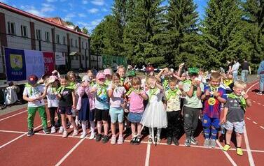 Sprintem do maratonu &ndash; przedszkolaki na stadionie! 78