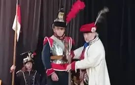 Żywa lekcja historii w naszej szkole 10