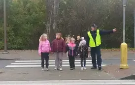 Bezpieczna droga do szkoły &ndash; październikowe spotkania z policjantami 24