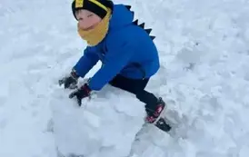 Śnieżna przygoda w naszym przedszkolu- zaskoczyła nas zima! 2