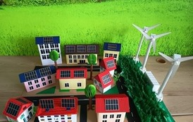 Makieta miasta z energią przyszłości 1