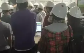 Zwiedzanie ciepłowni Veolia w Pasłęku 13