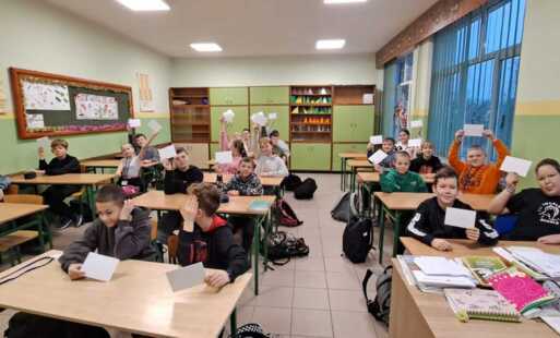 Wymiana korespondencji klasy 5b z Kurdwanowem