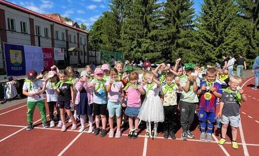 Sprintem do maratonu – przedszkolaki na stadionie!