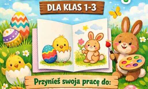 Konkurs na Kartkę Wielkanocną dla uczniów klas 1–3